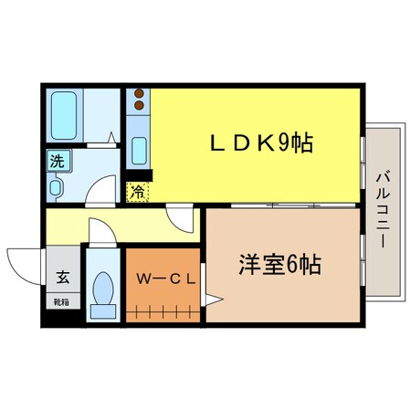 瀬田メディエートプラザB棟の物件間取画像